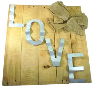 Love Wall Farmhouse Decor Handmade Rustic Wood Sign Primitive Distressed Country